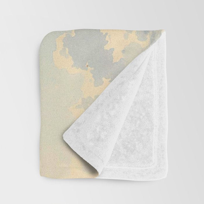 Watercolor Painting Sunrise Clouds Throw Blanket Gallery Image 3