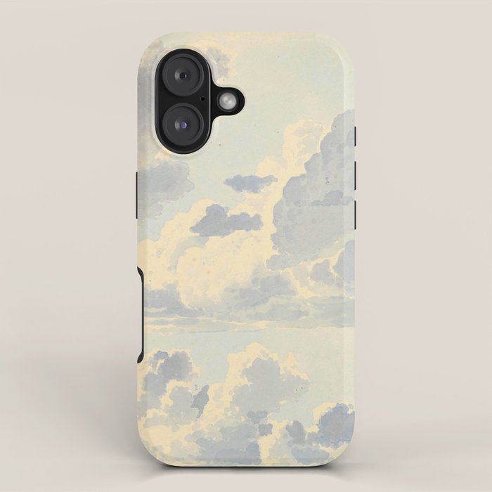 Watercolor Painting Sunrise Clouds iPhone Case Gallery Image 1