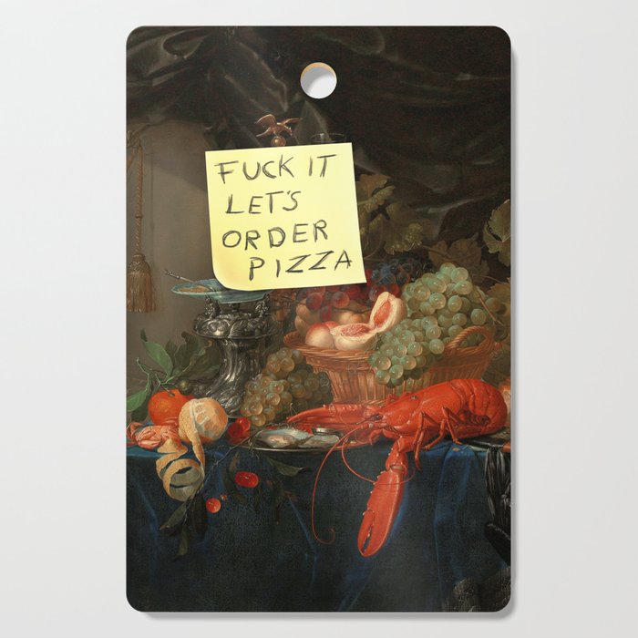 Let's Order Pizza Cutting Board Gallery Image 1