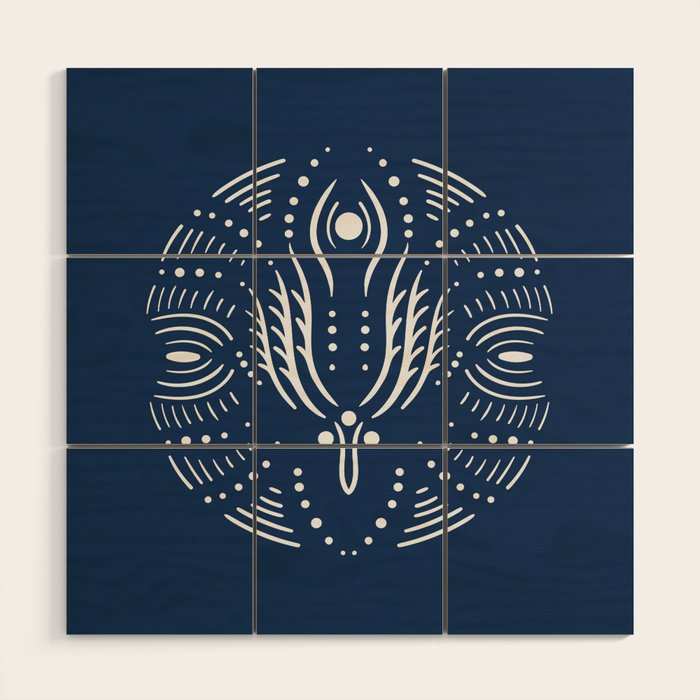 Sacred Mandala Wood Wall Art Gallery Image 2