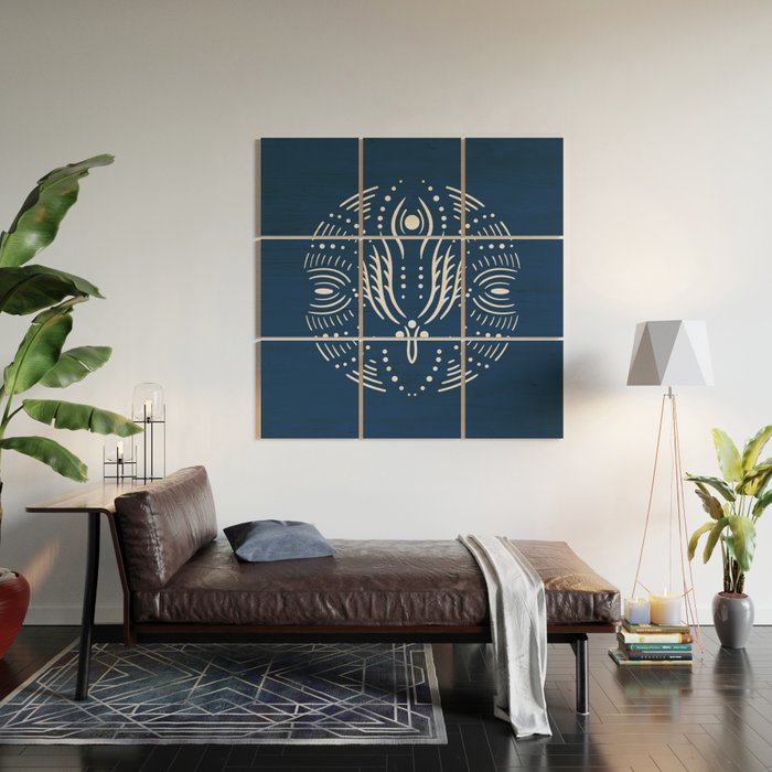 Sacred Mandala Wood Wall Art Gallery Image 2