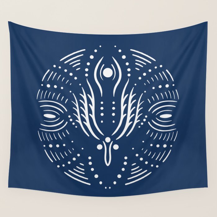 Sacred Mandala Wall Tapestry Gallery Image 1