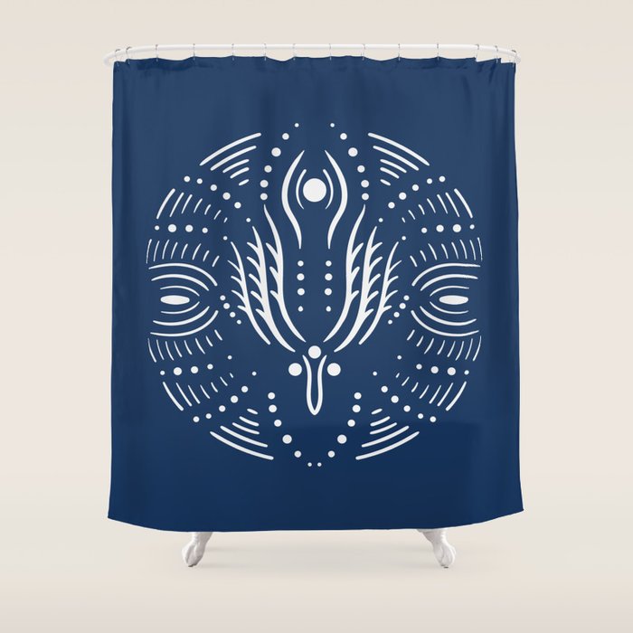 Sacred Mandala Shower Curtain Gallery Image 1