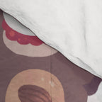 Cookie & cream & penguin - brown  pattern Comforter Gallery Image 4
