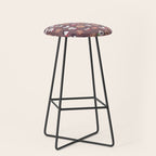Cookie & cream & penguin - brown  pattern Stool Gallery Image 1