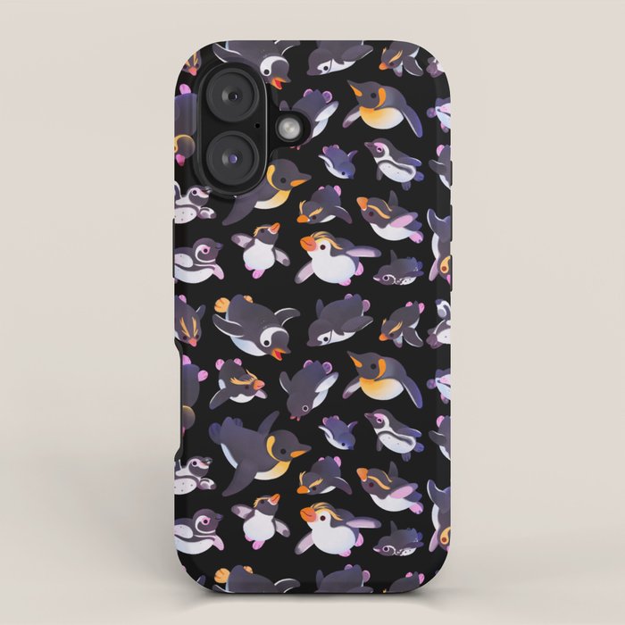 Penguin day - Name /dark iPhone Case Gallery Image 1