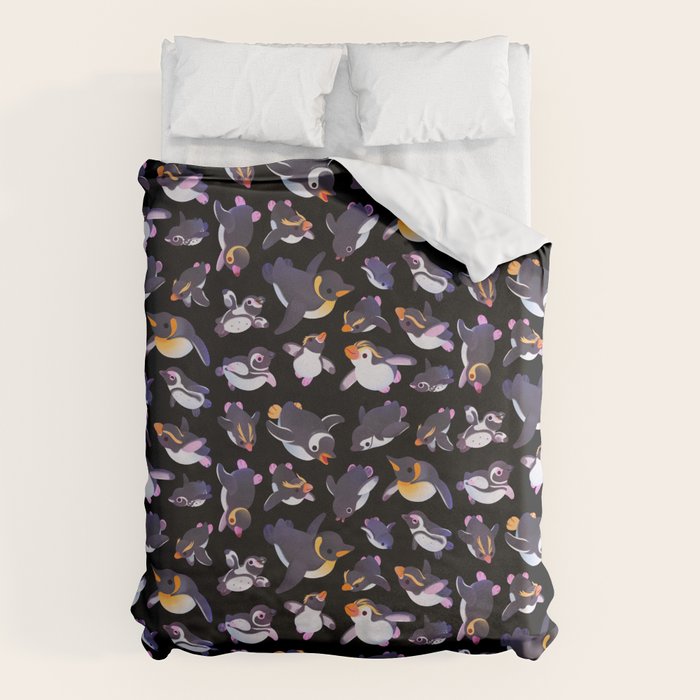 Penguin Day - Name /Dark Duvet Cover Gallery Image 6