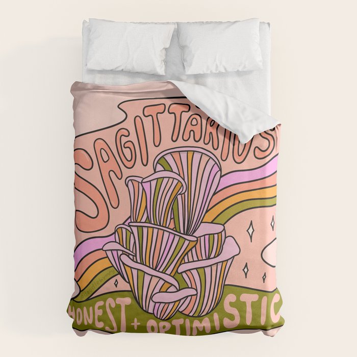 Sagittarius Mushroom Duvet Cover Gallery Image 6