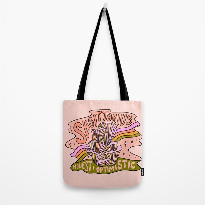 Sagittarius Mushroom Tote Bag Gallery Image 2