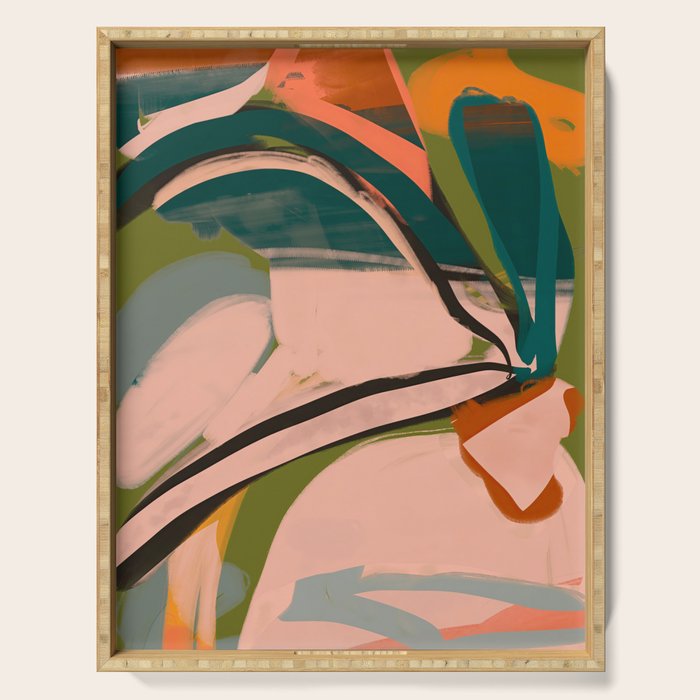 Modern Abstract Art 152 Serving Tray Gallery Image 1