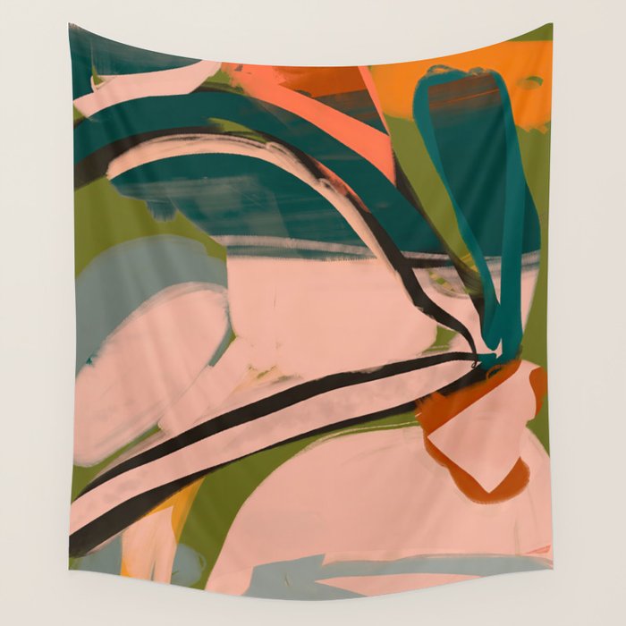 Modern Abstract Art 152 Wall Tapestry Gallery Image 4