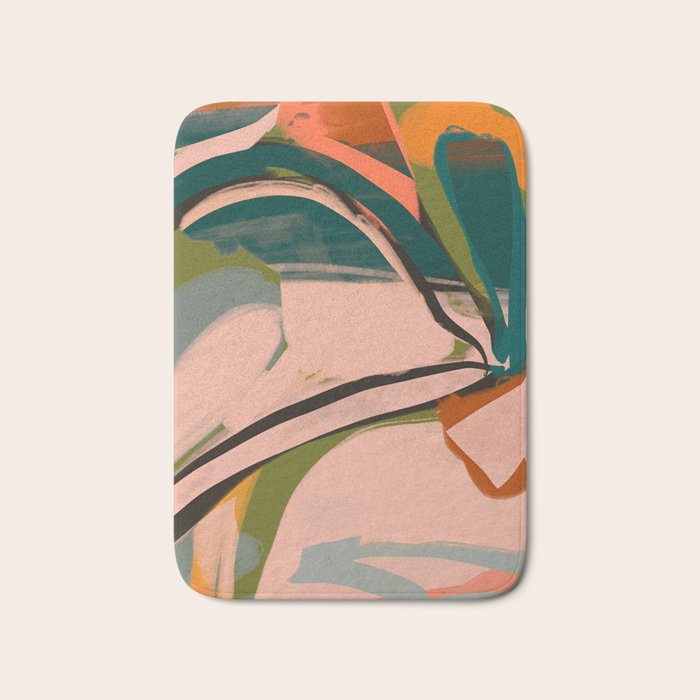 Modern Abstract Art 152 Bath Mat Gallery Image 1