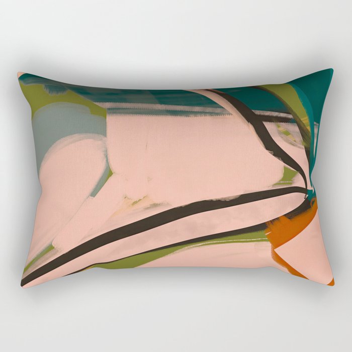 Modern Abstract Art 152 Rectangular Pillow Gallery Image 1