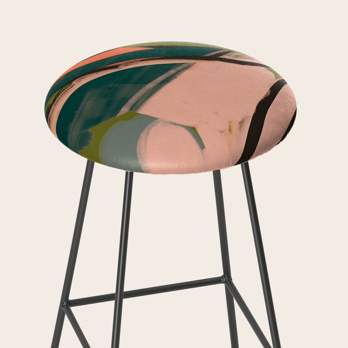 Modern Abstract Art 152 Stool Gallery Image 2
