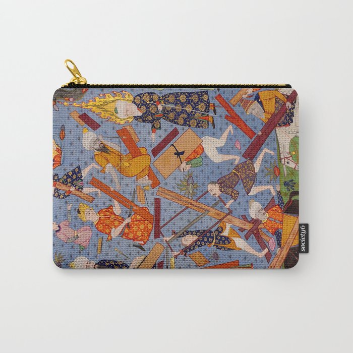 The building of Noahâs ark Islamic Antique Art  Carry All Pouch Gallery Image 1