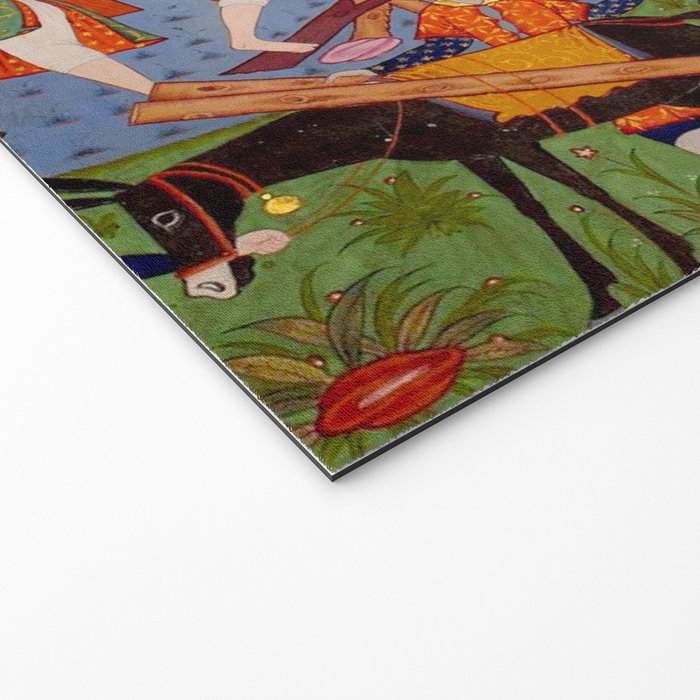The building of Noahâs ark Islamic Antique Art  Welcome Mat Gallery Image 2