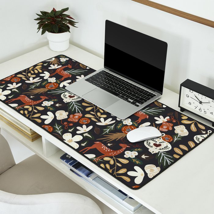 Christmas holiday night III Desk Mat Gallery Image 2