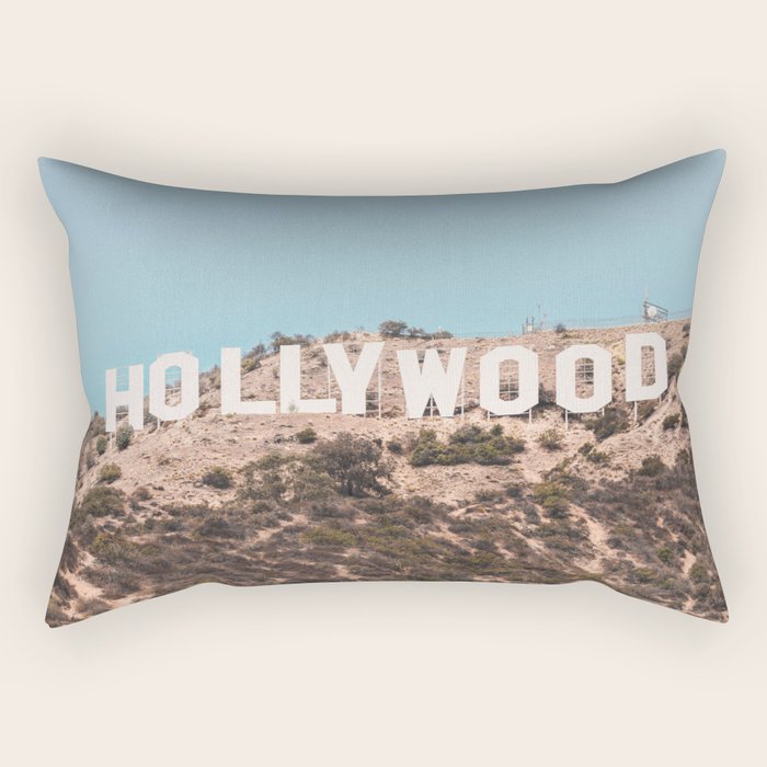 Hollywood Sign Rectangular Pillow Gallery Image 1