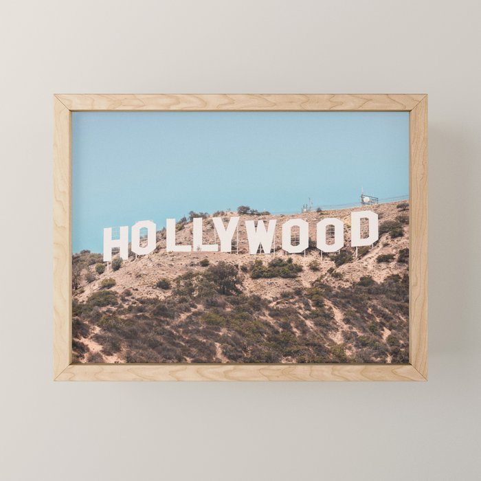 Hollywood Sign Mini Art Print Gallery Image 1