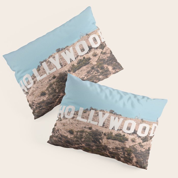 Hollywood Sign Pillow Sham Gallery Image 3