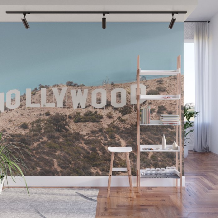 Hollywood Sign Wall Mural Gallery Image 1