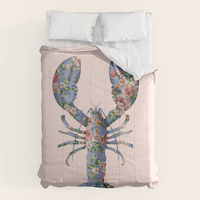 FLORAL LOBSTER Comforter Gallery Image 1