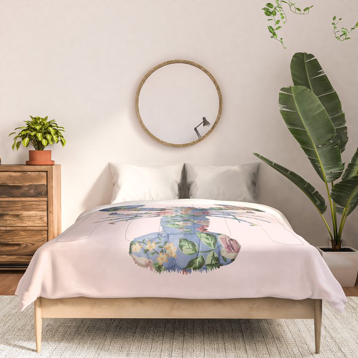 FLORAL LOBSTER Comforter Gallery Image 3