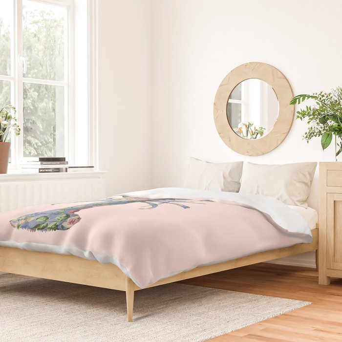FLORAL LOBSTER Duvet Cover Gallery Image 2