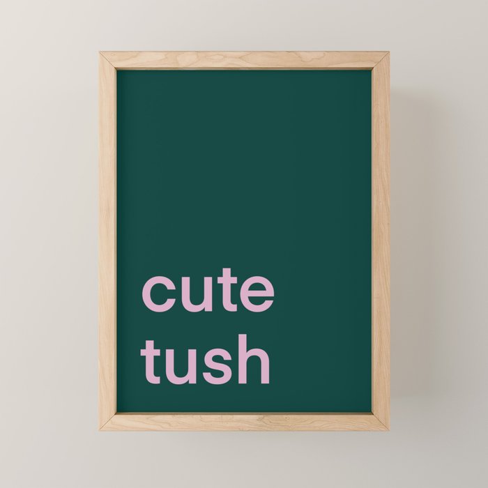 Cute Tush Mini Art Print Gallery Image 1