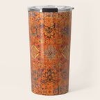 Oriental Vitange Moroccan Rug Design Travel Mug Gallery Image 1