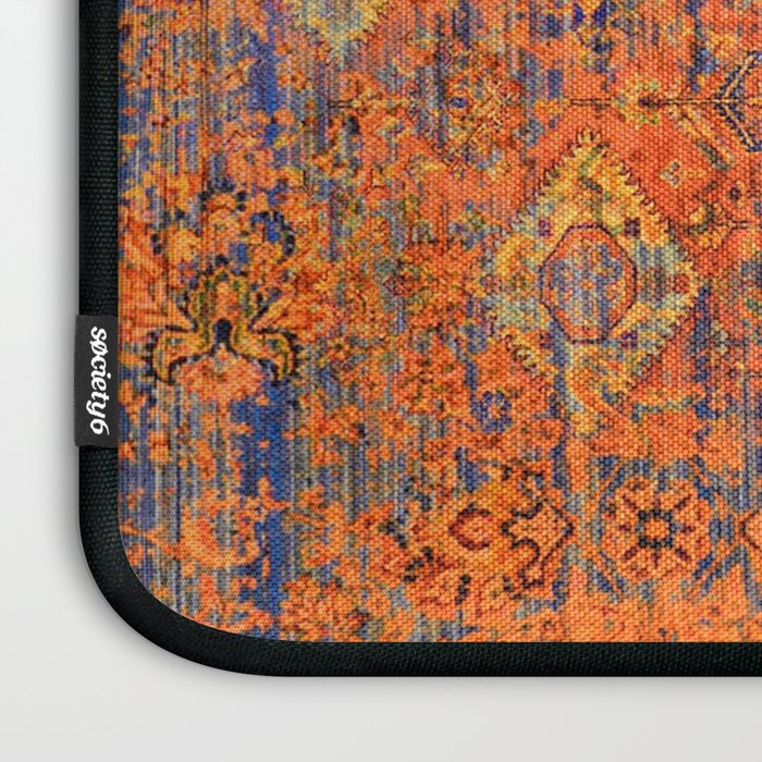 Oriental Vitange Moroccan Rug Design Laptop Sleeve Gallery Image 3
