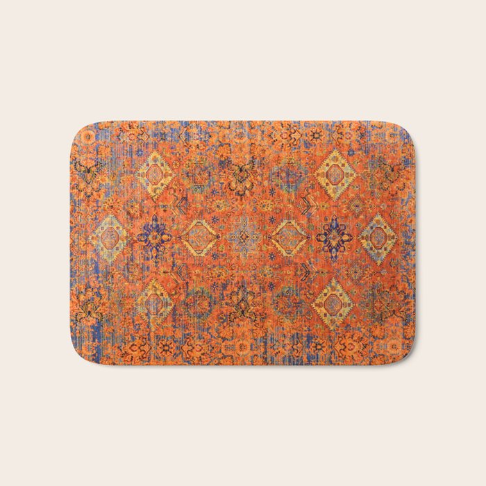 Oriental Vitange Moroccan Rug Design Bath Mat Gallery Image 1