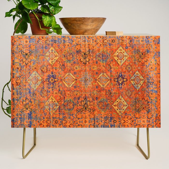 Oriental Vitange Moroccan Rug Design Credenza Gallery Image 1