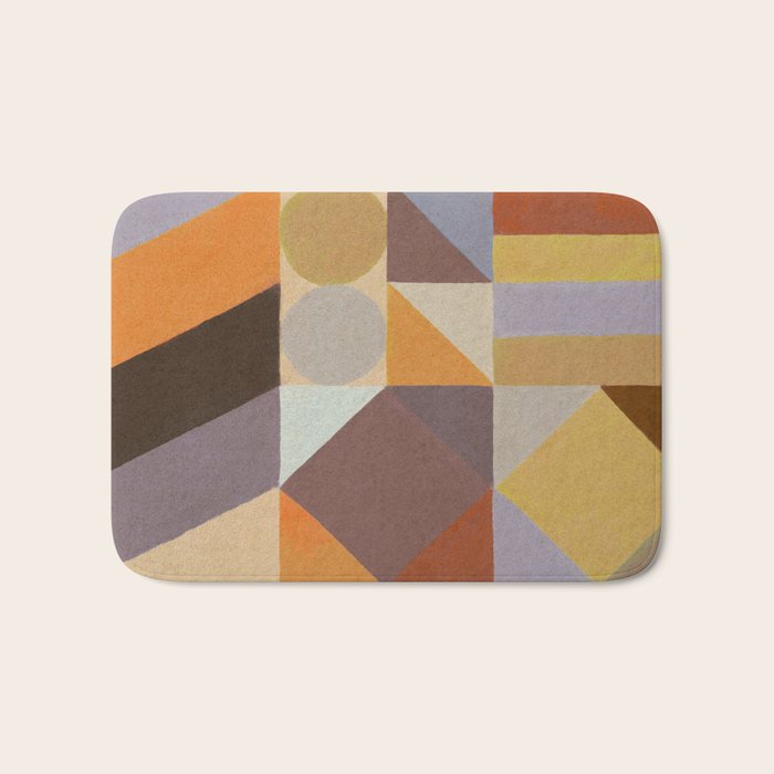 Geometric Shapes & Colors #1 Bath Mat Gallery Image 1