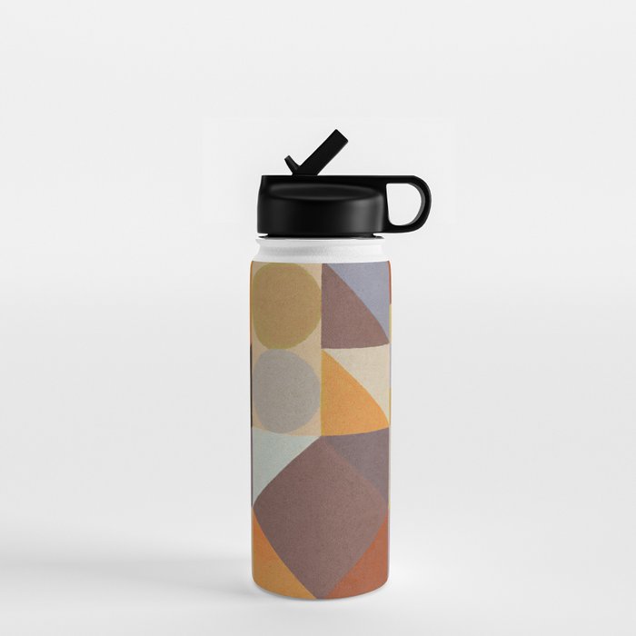 Geometric Shapes & Colors #1 Water Bottle Gallery Image 1