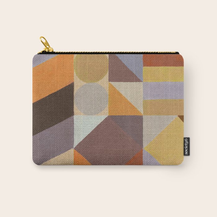Geometric Shapes & Colors #1 Carry All Pouch Gallery Image 1