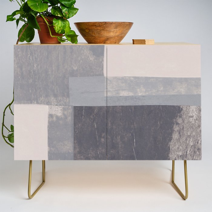 Gray Blocks #2 Credenza Gallery Image 1
