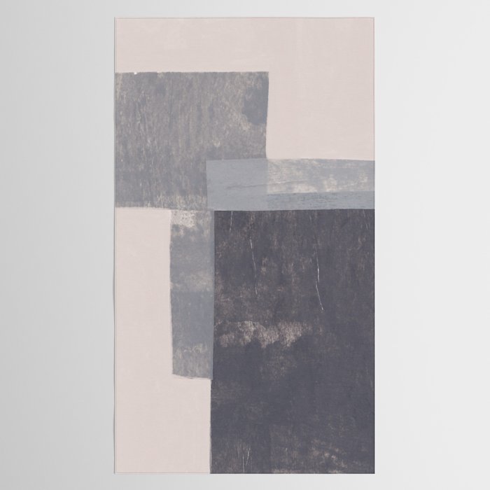 Gray Blocks #2 Tablecloth Gallery Image 2