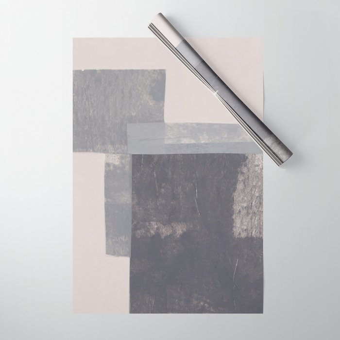 Gray Blocks #2 Wrapping Paper Gallery Image 1