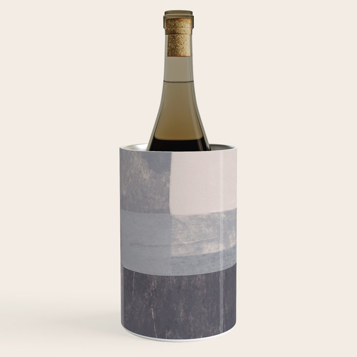 Gray Blocks #2 Wine Chiller Gallery Image 1