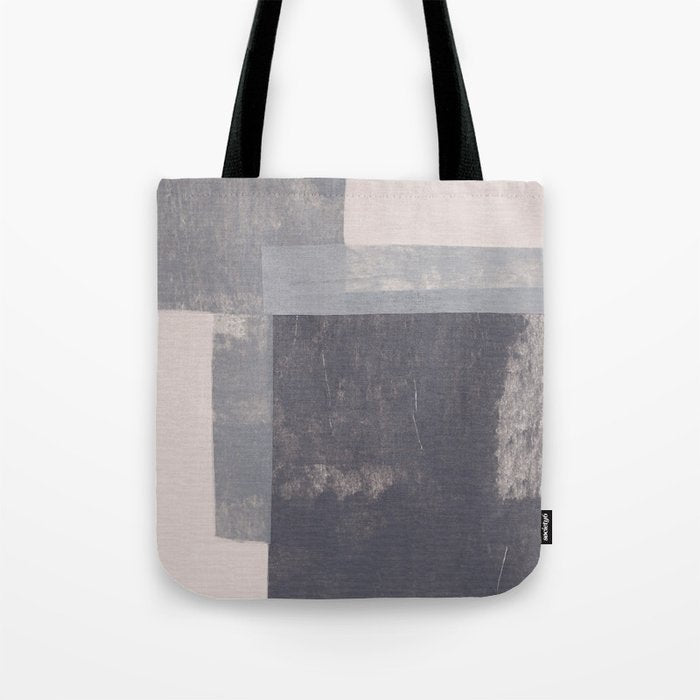 Gray Blocks #2 Tote Bag Gallery Image 1