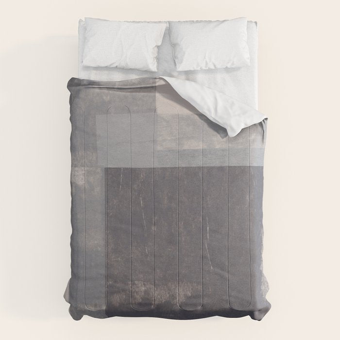 Gray Blocks #2 Comforter Gallery Image 1