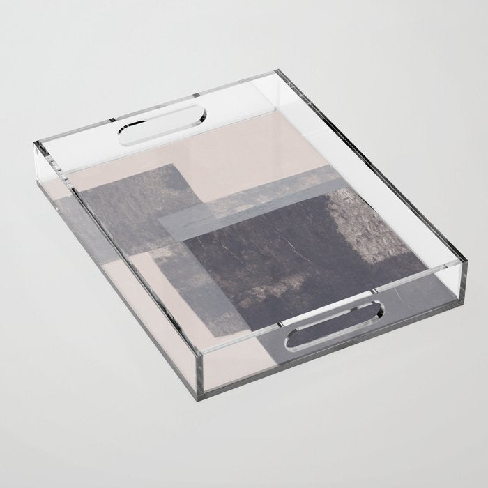 Gray Blocks #2 Acrylic Tray Gallery Image 1