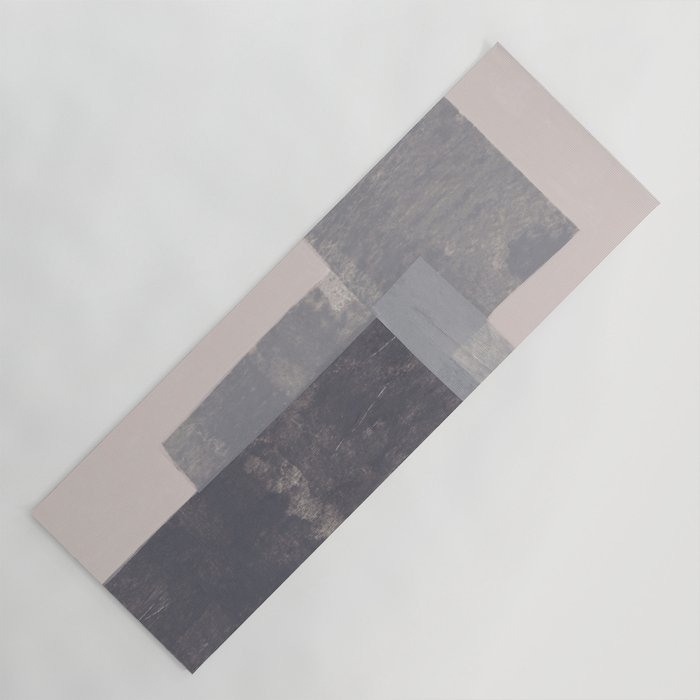 Gray Blocks #2 Yoga Mat Gallery Image 1