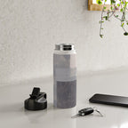 Gray Blocks #2 Water Bottle Gallery Image 4