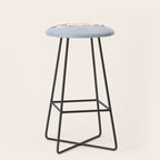 Purrcelin Cat Butt - Charming Delft Pottery Kitty Stool Gallery Image 1