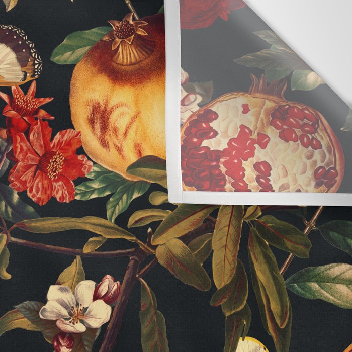 Pomegranate Garden II - Night Wall Tapestry Gallery Image 3