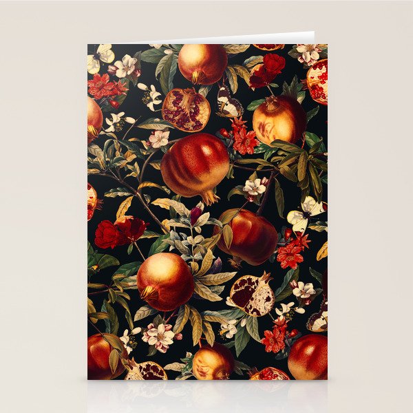 Pomegranate Garden II - Night Stationery Card Gallery Image 2