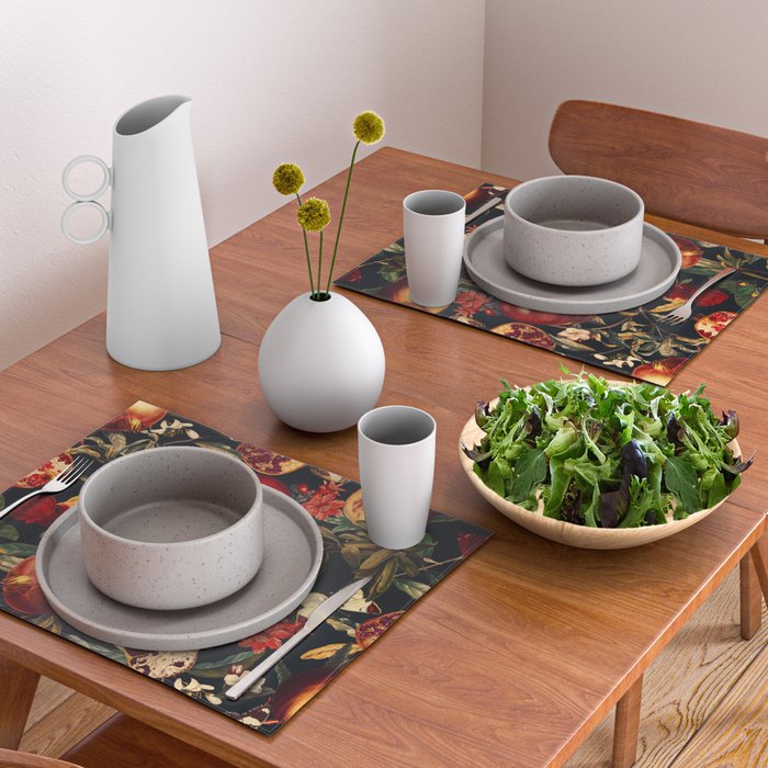 Pomegranate Garden II - Night Placemat Gallery Image 2
