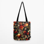 Pomegranate Garden II - Night Tote Bag Gallery Image 2